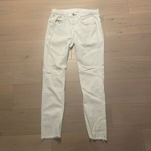 Women’s white rag & bone Dre Capri jeans - size 24